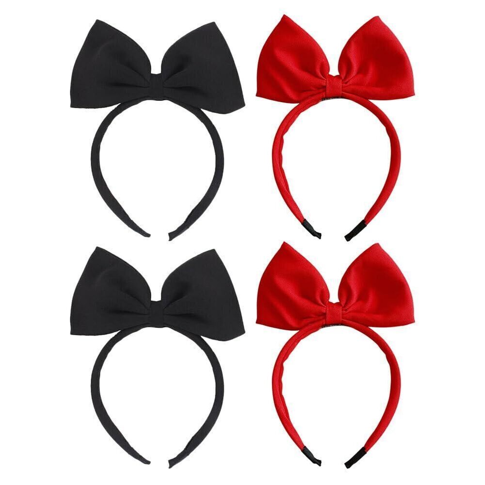 5885 4pcs Bowknot Headbands Stylish Hair Accessories for Parties Cosplay